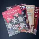 Crochet Ornament + Snowflake Booklets - Set of 4