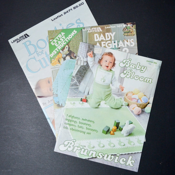 Baby Crochet Booklets - Set of 3
