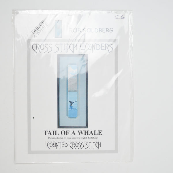 Rob Goldberg Tail of a Whale Counted Cross Stitch Pattern