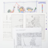Medieval Castles, Three Musketeers + St. George and the Dragon Cross Stitch Pattern Booklets - Set of 3