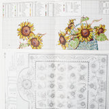 Sunflower Cross Stitch Pattern Booklets - Set of 2