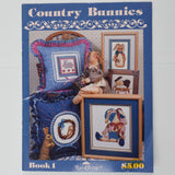 Country Bunnies Cross Stitch Pattern Booklet