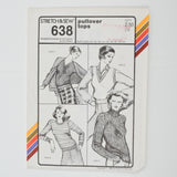 Stretch & Sew 638 Pullover Tops Sewing Pattern