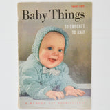 Baby Things to Crochet and Knit Booklet, Woman's Day 1951