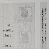 Beatrix Potter Birth Sampler 1 Needlepoint Pattern Booklet