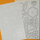 Freezer Paper Templates Medium Flowers Pattern Set