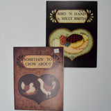 Bird Folk Art Tole Painting Booklets - Set of 2