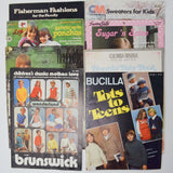Kids Knitting Pattern Booklets - Set of 8