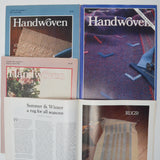 Interweave Press Handwoven Magazines - Set of 4
