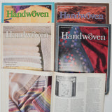 Interweave Press Handwoven Magazines - Set of 5