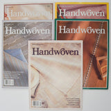 Interweave Press Handwoven Magazines - Set of 5