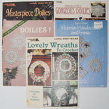 Crochet Doilies + Wreaths Booklets - Set of 5