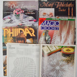 Crochet Tablecloth + Pillow Booklets - Set of 5