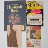 Vintage Hand Sewing + Fabric Booklets - Set of 4