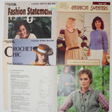 Crochet Sweater Booklets - Set of 4
