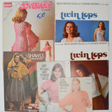 Knit + Crochet Shawls + Tops Booklets - Set of 6