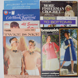 Knit + Crochet Apparel Booklets - Set of 7