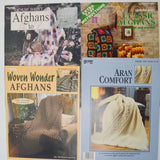 Afghan Pattern Booklets - Set of 4