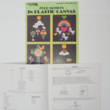 Plastic Canvas Needlepoint Accessories Booklets - Set of 2