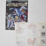 Leisure Arts Plastic Canvas Needlepoint Coasters Leaflets - Set of 2