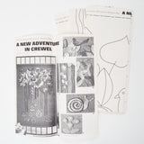 A New Adventure in Crewel Women's Day 1967 Embroidered Room Divider Pattern