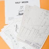 Half Moon Wooden Ship Model Plans