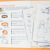 Fisher Price Four Seasons Fashions for My Friend Dolls Booklet