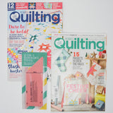 Love Patchwork & Quilting Magazines - Set of 2 + Binding Tool