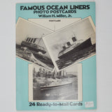 Famous Ocean Liners Photo Postcards Booklet