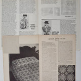 Vintage Knit + Crochet Pattern Booklets - Set of 2