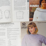 Assorted Sweater Knitting Booklets - Set of 5