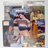 Assorted Sweater Knitting Booklets - Set of 5