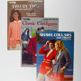 Leisure Arts Knitting Leaflets - Set of 3