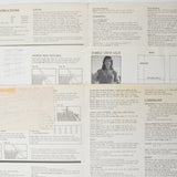 Leisure Arts Vest Knitting Leaflets - Set of 3