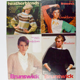 Brunswick Sweater Knitting Booklets - Set of 4