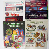 Assorted Christmas Needlework Booklets - Set of 6