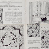 Vintage Needlework Pattern Booklets - Set of 2