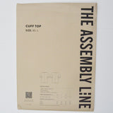 The Assembly Line Cuff Top Sewing Pattern - Size XS-L