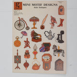 Mini Motif Designs: Attic Antiques Cross Stitch Pattern Booklet - Graphworks Ltd. Leaflet No. 19