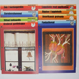 Assorted Swedish Craft Pattern Booklets - Set of 8