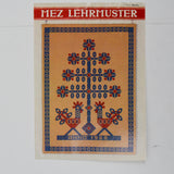 Vintage German Mez Lehrmuster 1968 Cross Stitch Pattern Booklet
