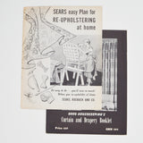 Vintage Sears Upholstery + Good Housekeeping Drapery Booklets - 2 Issues