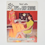 Vintage McCall's Tips for Easy Sewing Booklet