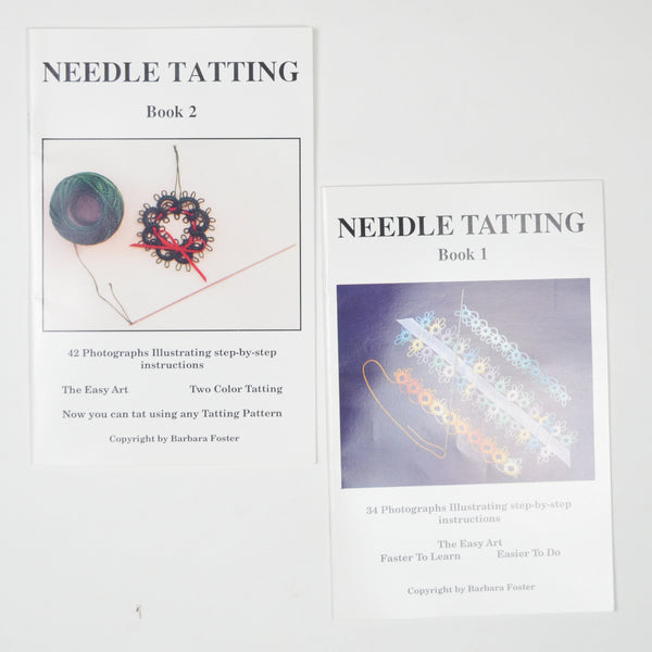 Barbara Foster Needle Tatting Booklets - Set of 2