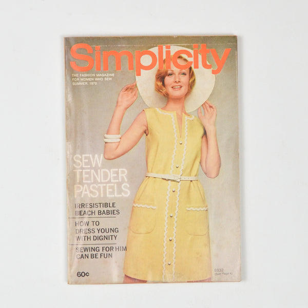 Simplicity Fashion Magazine Summer 1970
