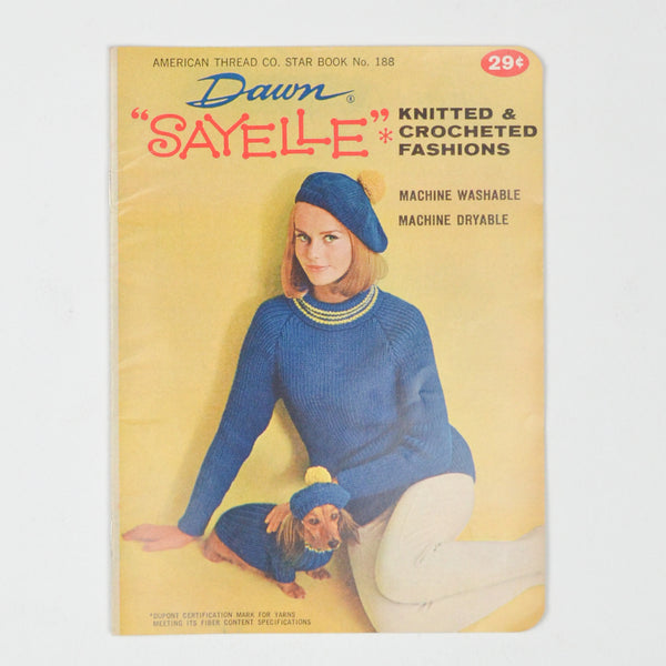 Dawn Sayelle Knitted + Crocheted Fashions - American Thread Co. Star Book No. 188