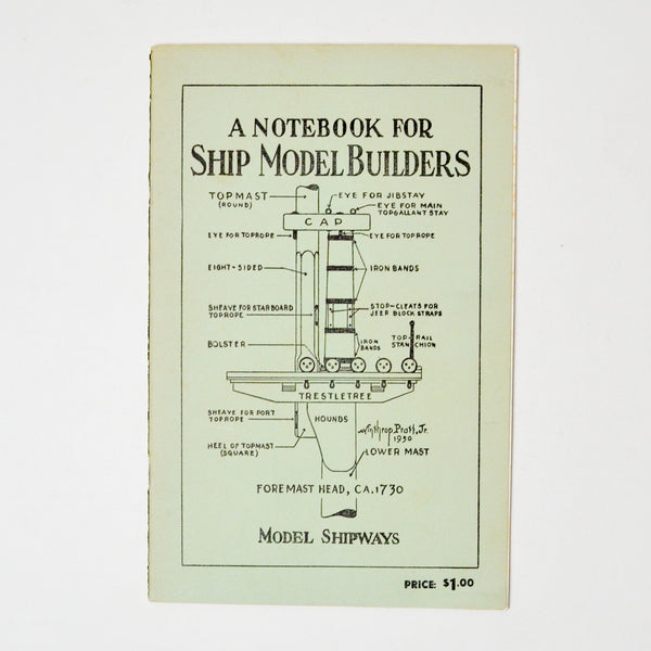A Notebook for Ship Model Builders Booklet