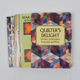 Dover Quilter's Delight Stickers, Bookmarks, Postcards and More Mini Book Set