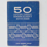 50 Counted Thread Embroidery Stitches Book