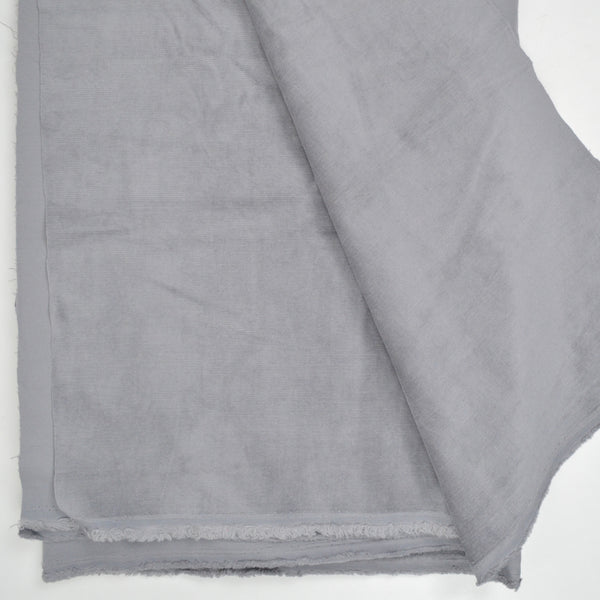 Light Gray Corduroy Fabric - 60" x 80"